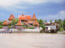 Buildings on Mae Nam Chao Phrayal River, Ayutthaya to Bangkok